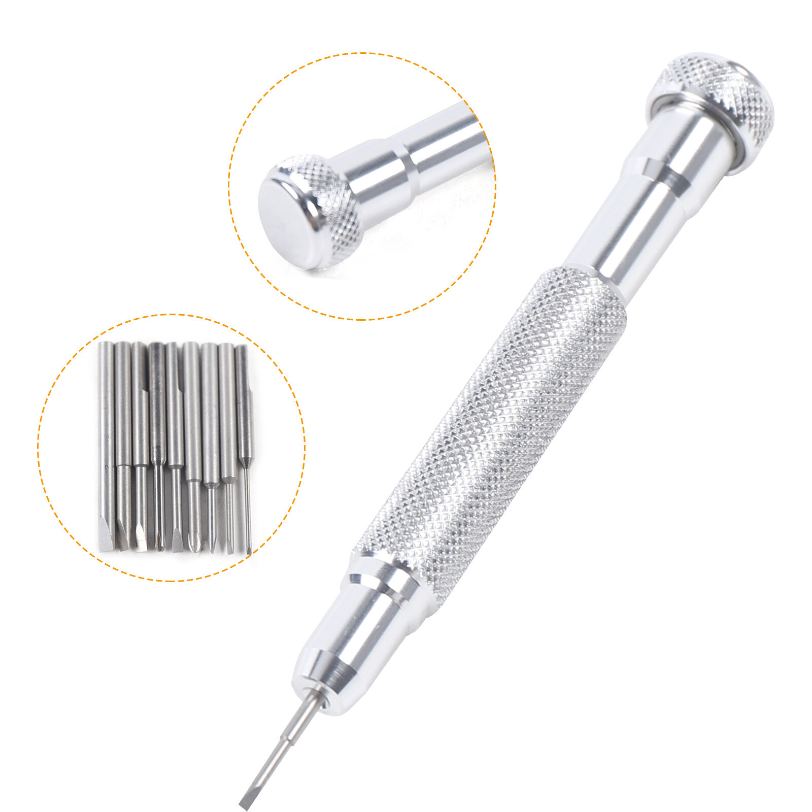 Micro Precision Watchmakers Tool Watch Repair Screwdriver Set &10 Assorted Blade