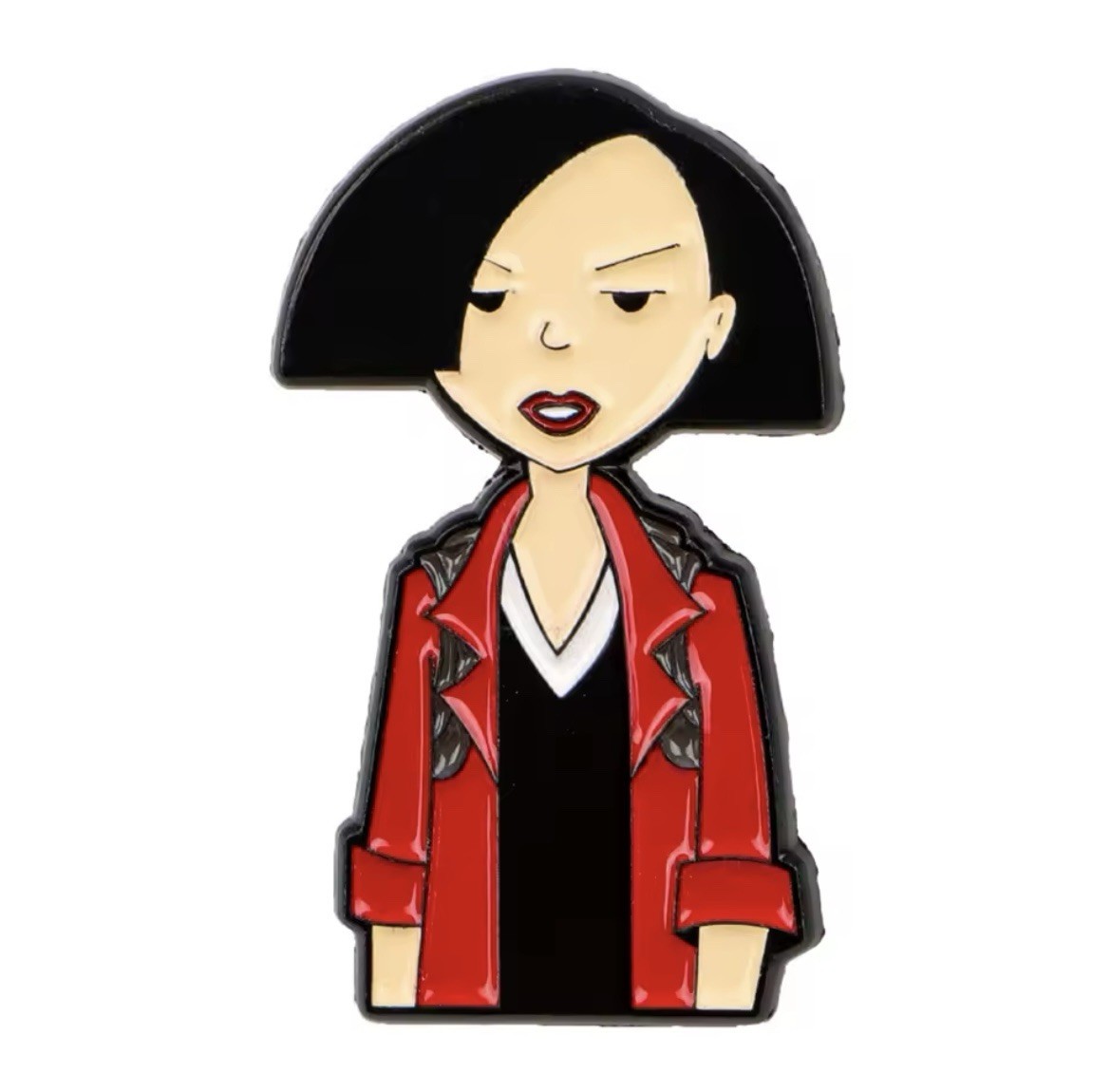 Daria Jane Friends Style 2pc Pin Set Rubber Backs Daria Jane Pins FREE SHIPPING