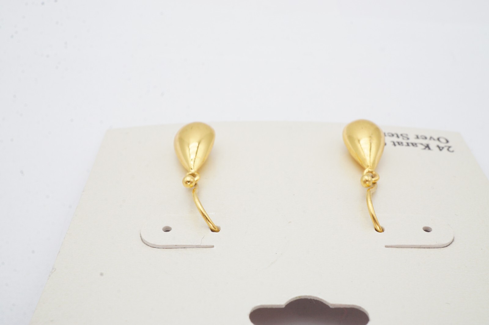 Gold Plated Sterling Silver 925 Dangle Earrings Danecraft G5