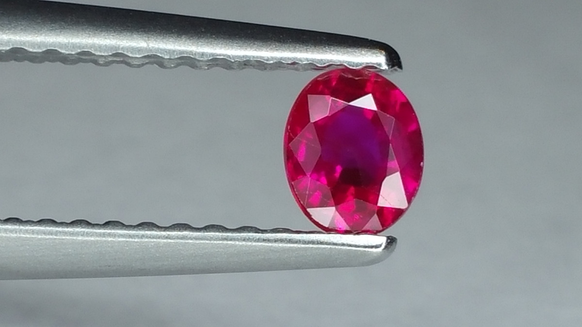 🔴 Ruby Natural 4.5×3.5mm Elegant Oval 🔴