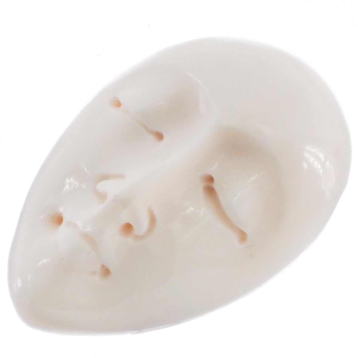 1 1/8″ 28mm 1-5-10Pcs Lot Open Eye Goddess Face Bison Bone Cab Bead Cabochon