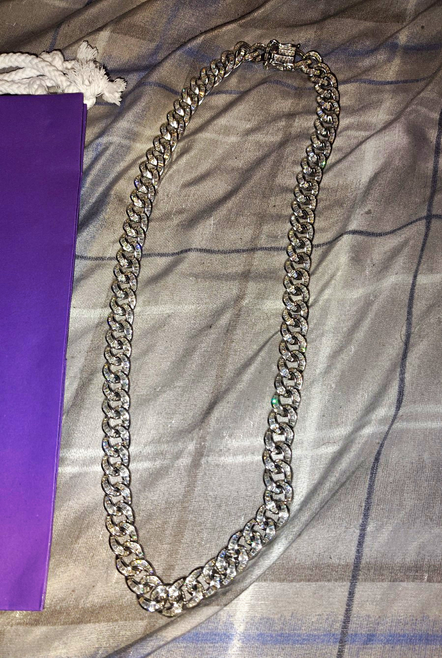Daniel’s Jewelers Silver Cuban Link Chain Necklace w/ Box Clasp