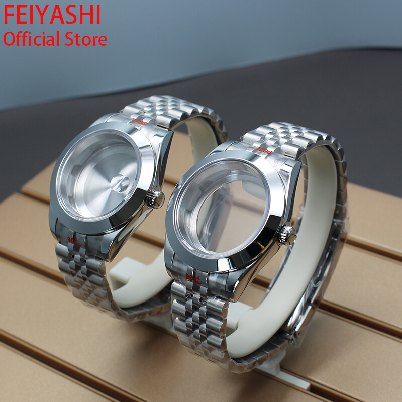 36mm/39mm Watch Case Jubilee Bracelet Sapphire Crystal For nh35 nh34 NH38 nh72