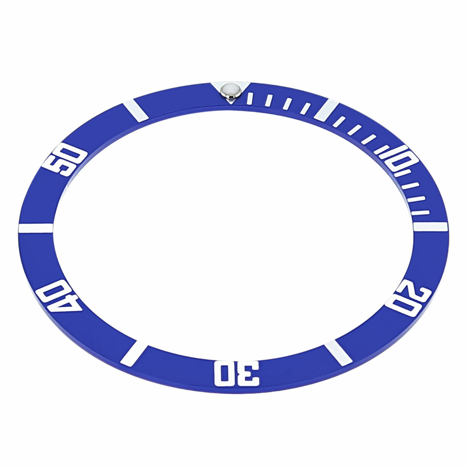Blue Replacement Bezel Insert 38mm x 31.50mm For Seiko 6309-7040 6309-7049