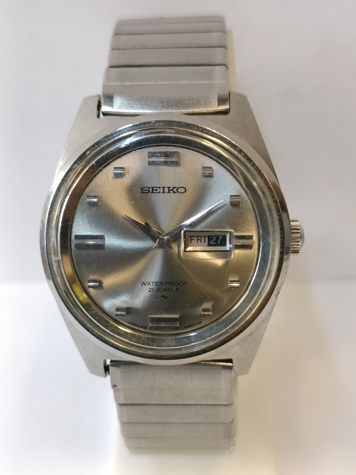 SEIKO 21J WINDING GRAY DIAL 2119-0090 JAPAN WOMEN’S WORKING CONDITION