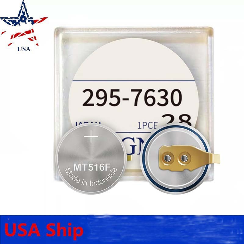 For Citizen Eco-Drive 295-7630 MT516F Rechargeable Battery Capacitor Sealed