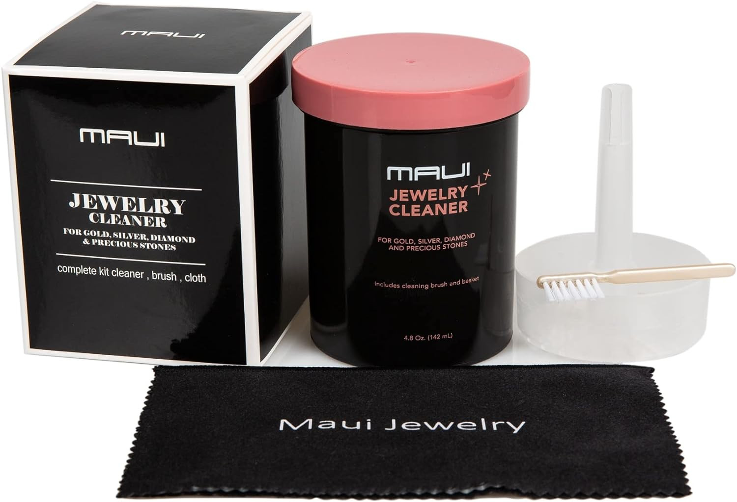 Liquid Jewelry Cleaner Solution Complete Kit with Cloth .. NOT Guaranteed to Wor