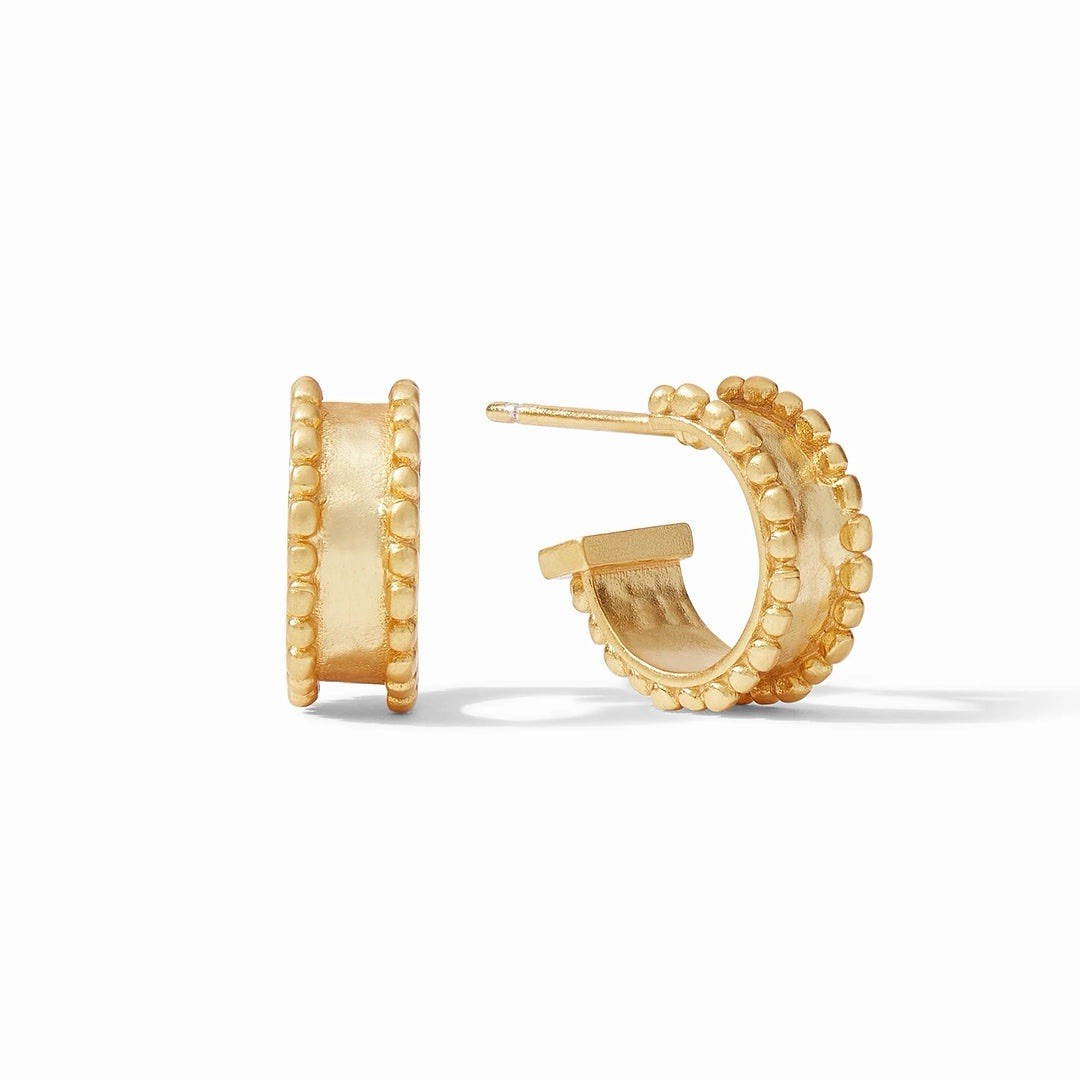 Brand New. $165 Julie Vos Marbella Hoop And Charm Earring