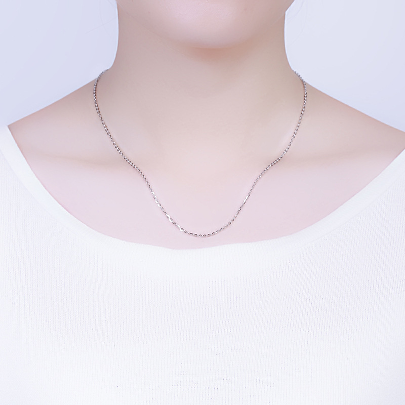 24″ Stainless Steel Chain Necklace for Women Men Pendant Silver/Gold/Rose Gold
