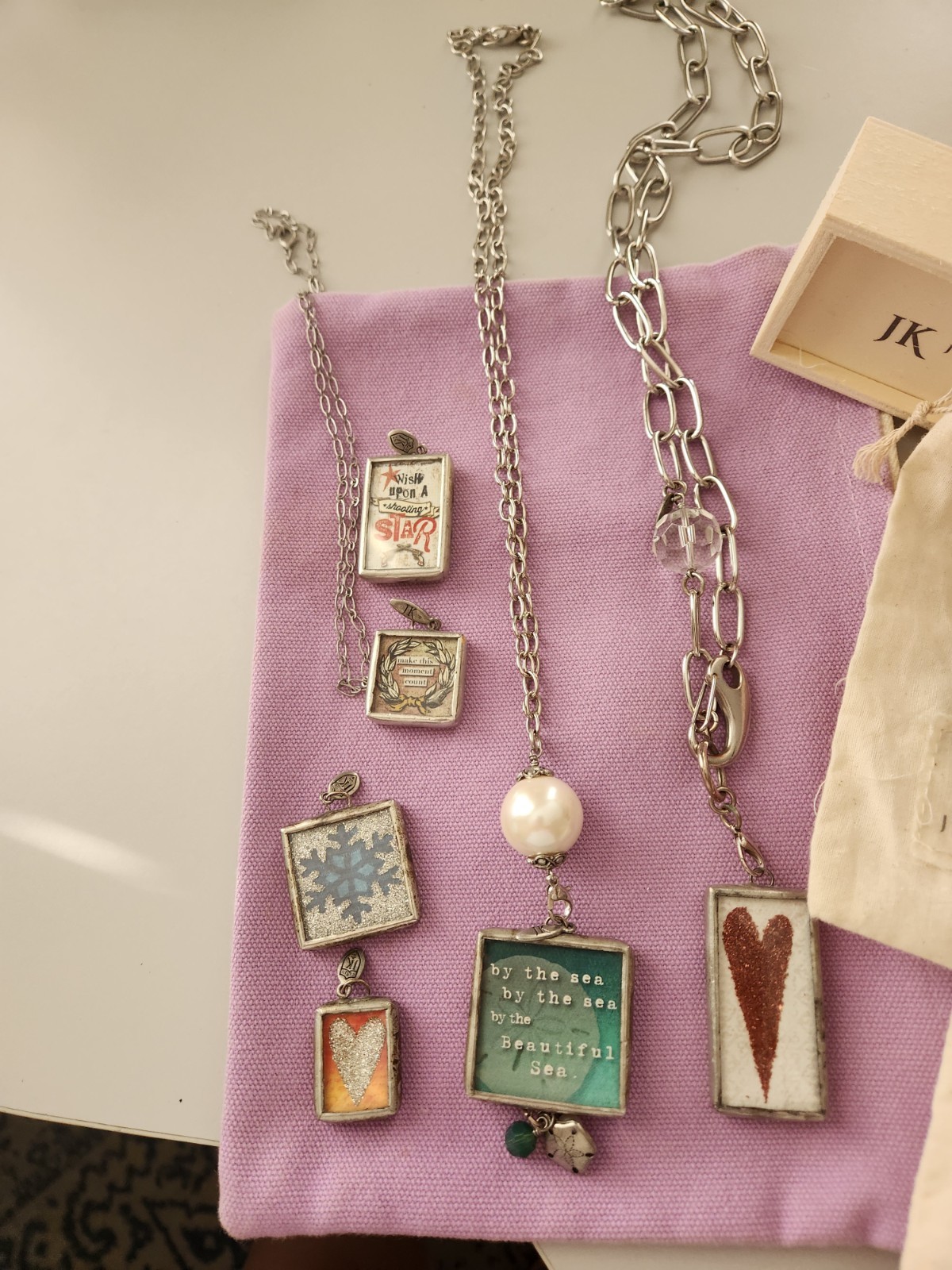 3 Jewel Kade Necklaces and Multiple Charms
