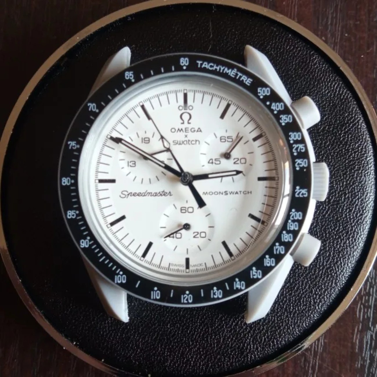 39.7mm Metal Watch Case Chronograph Bezel Sealed For VK63 VK63A Movement