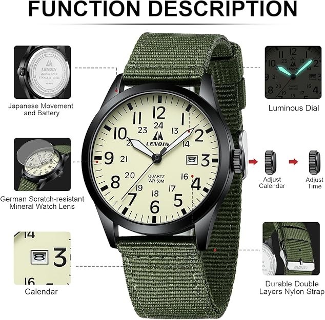lenquin mens watch