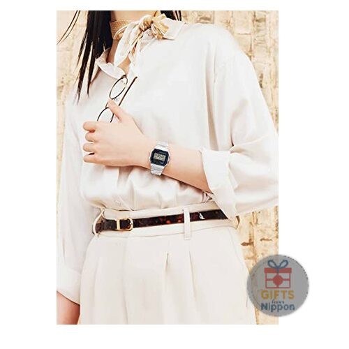 Casio A158WA-1JH Men’s Silver Watch Casio Collection [Official Japanese Product]
