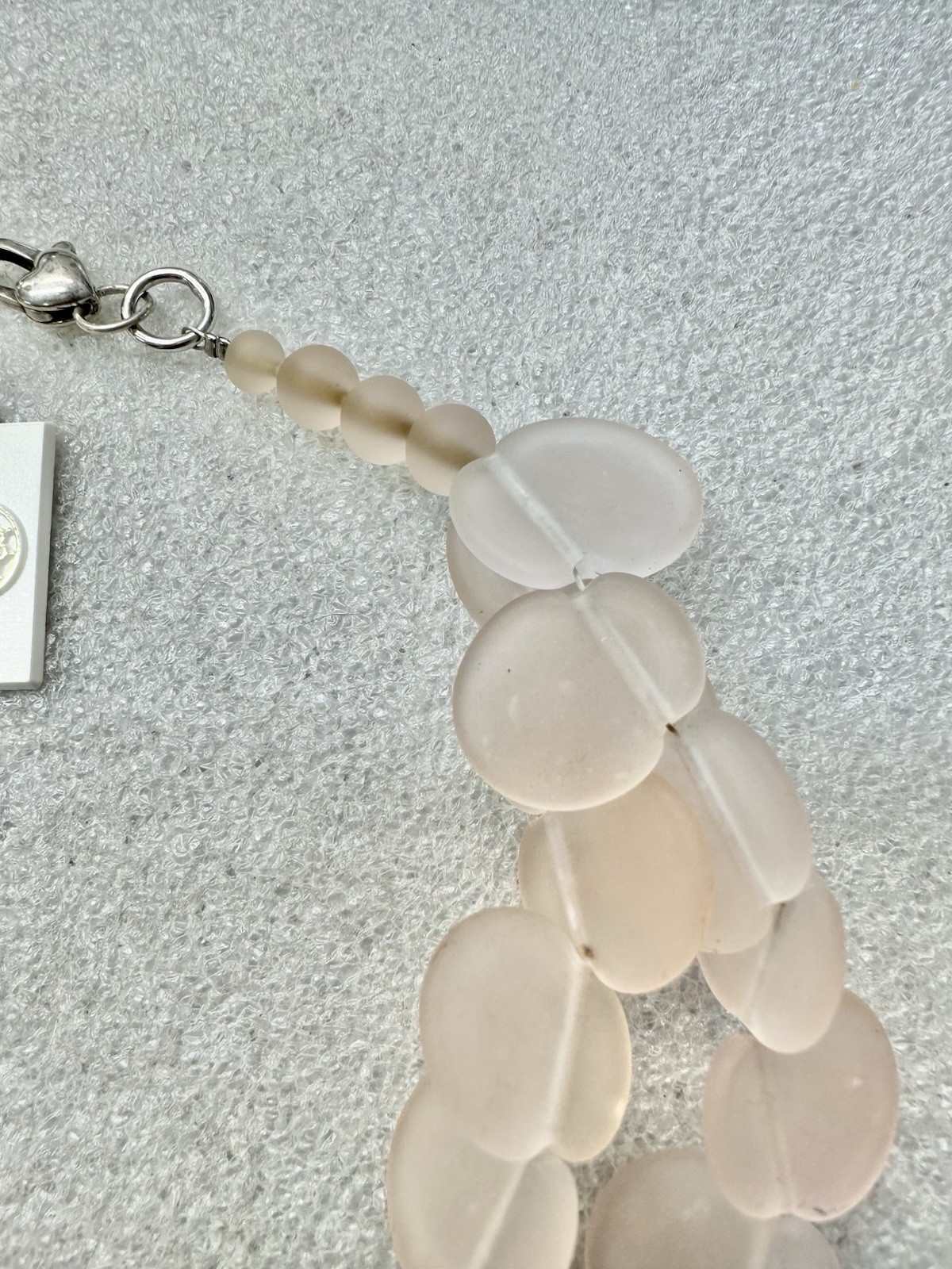 2015 Season NWT GLI ORI DI VENEZIA .925 Italy Murano Petal 20” Necklace
