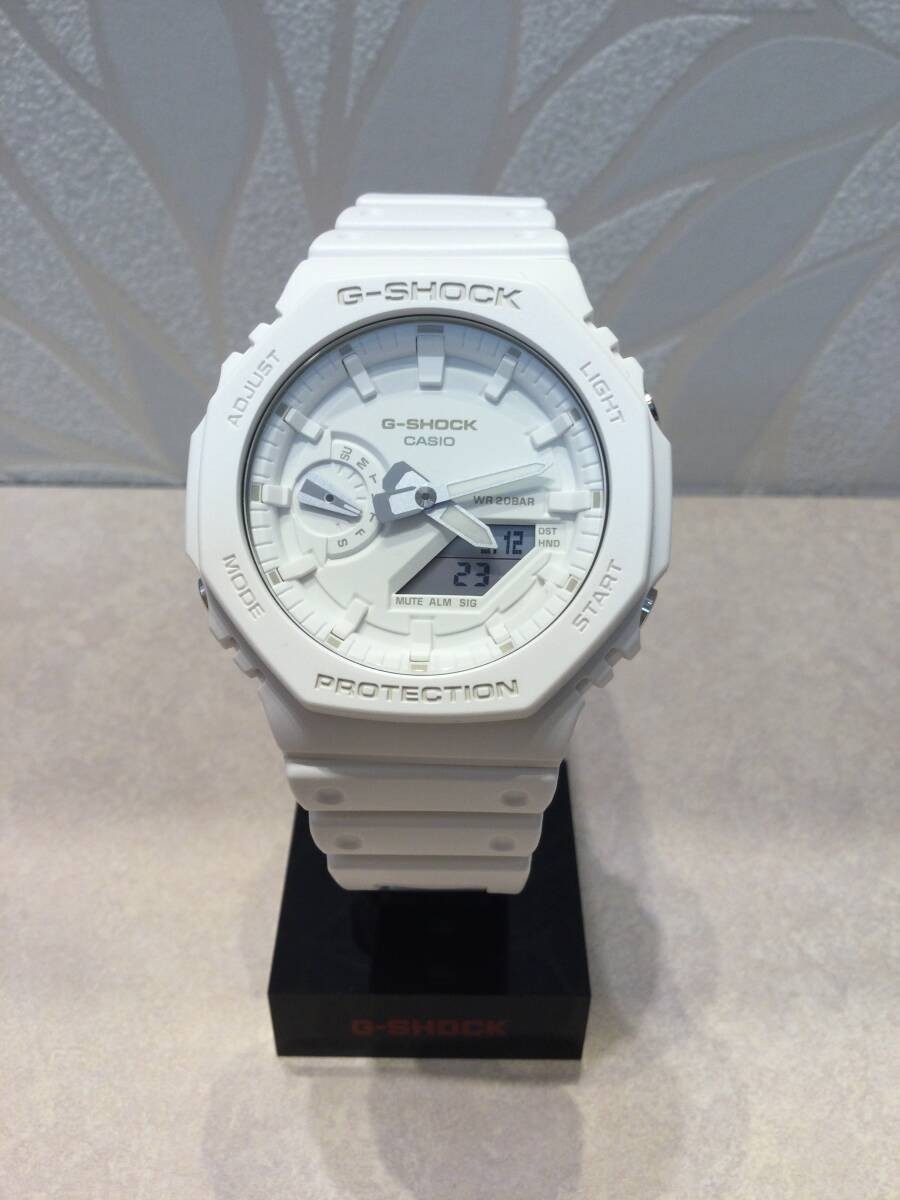 New G SHOCK Men’s GA 2100 7AJF Wristwatch White