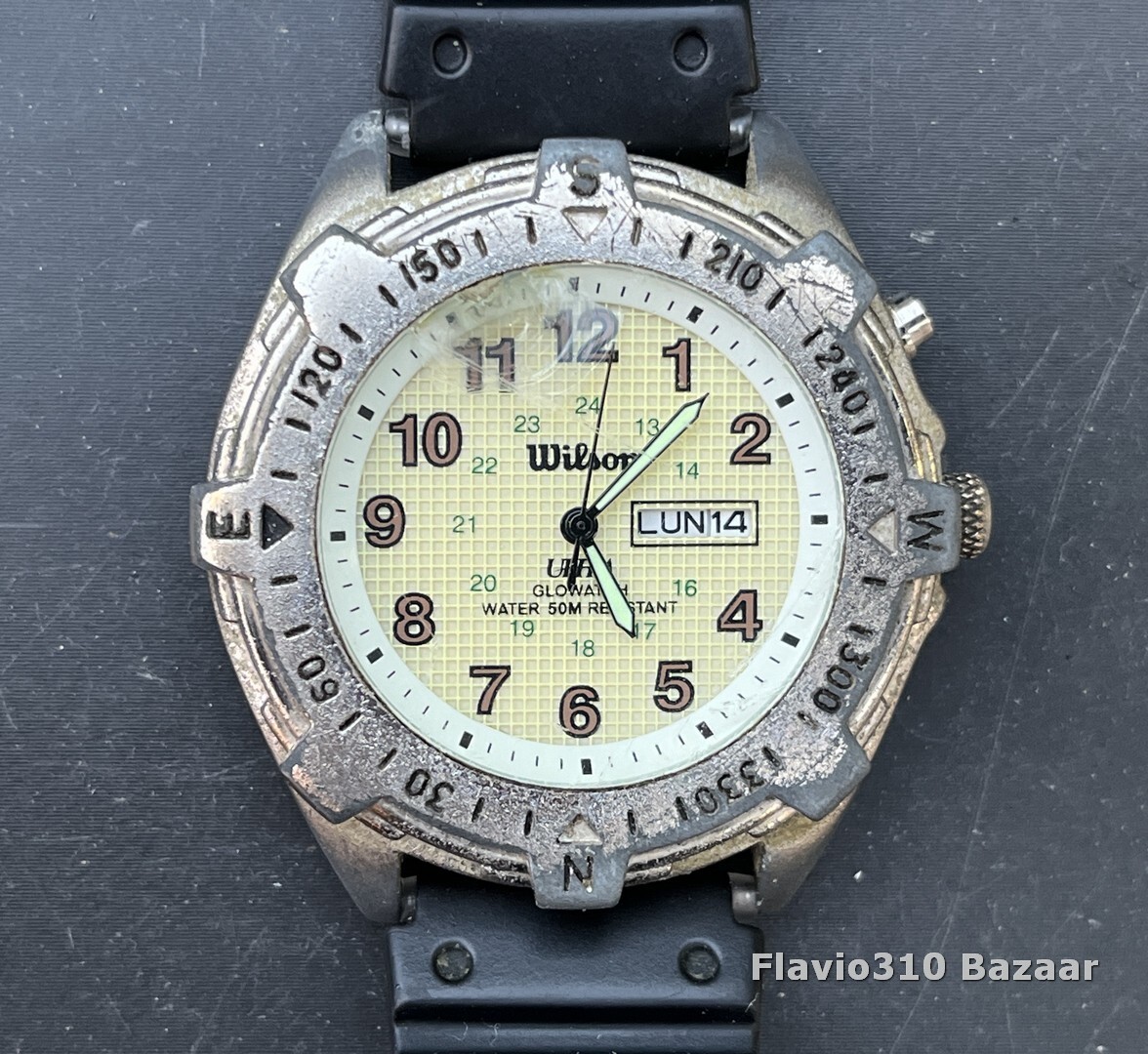 1990S Vintage WILSON LWA194X Analog 45mm Watch – New Battery