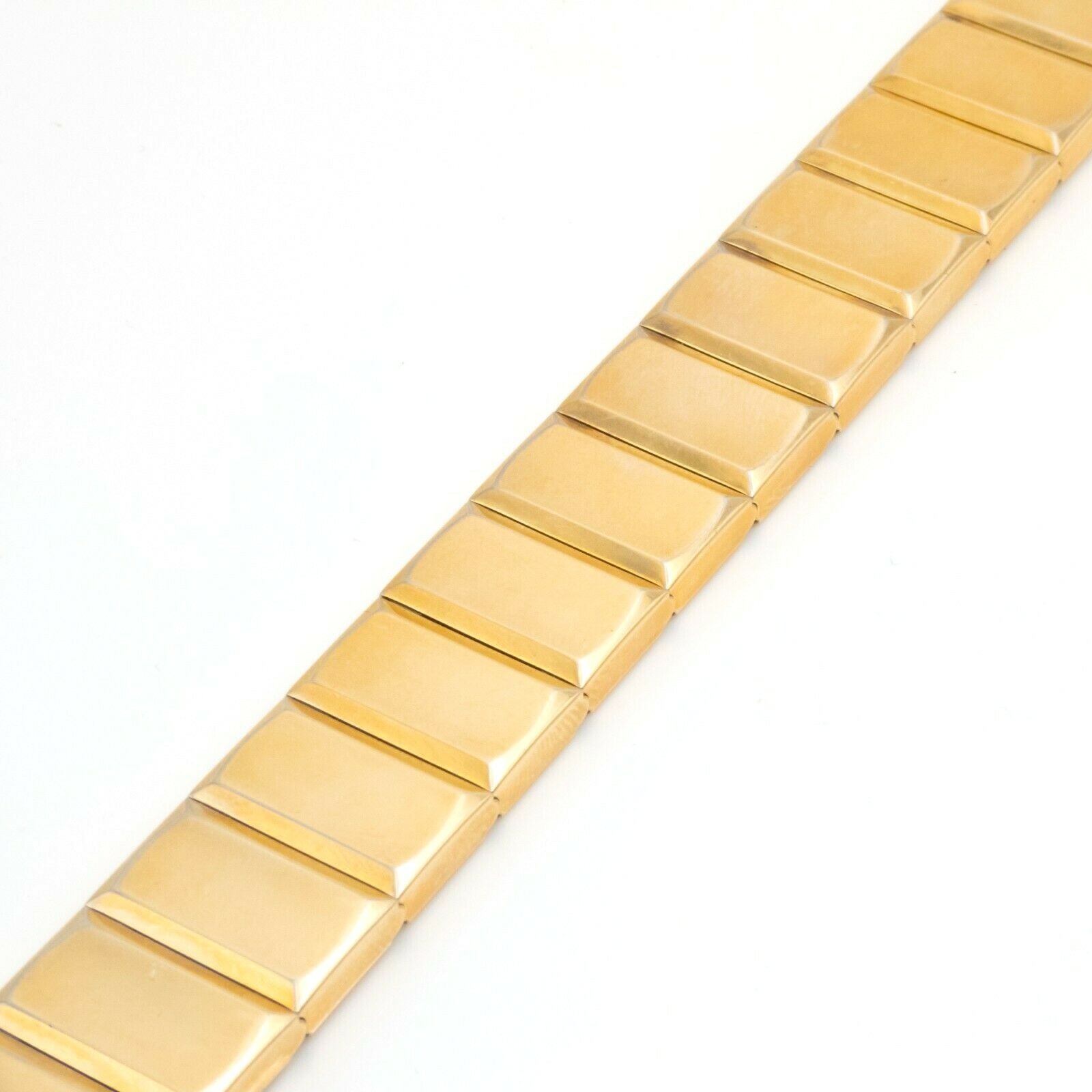Vintage Gemex 17.0 mm goldtone wristwatch expansion bracelet, great condition