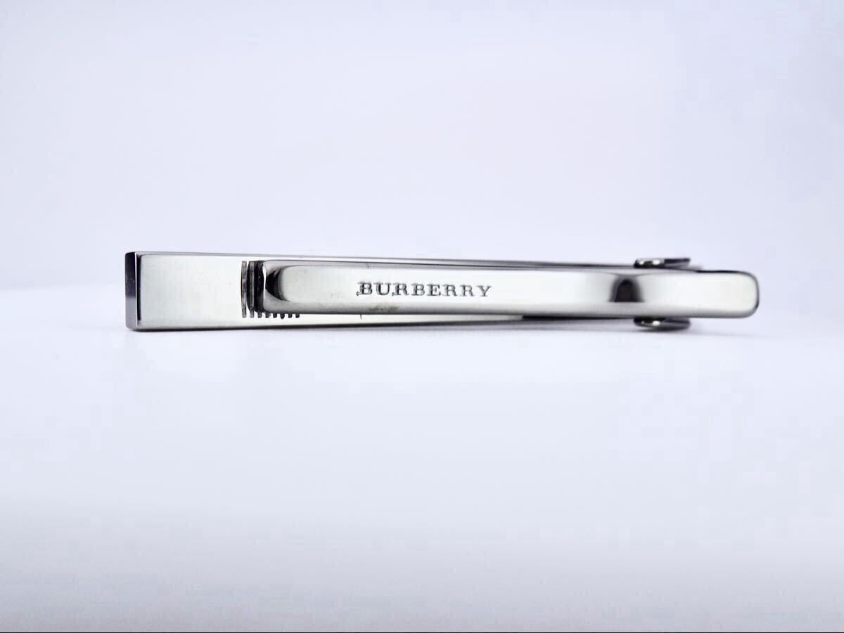 BURBERRY Check Black Burberry Tie Pin Tie Bar 7 7 362