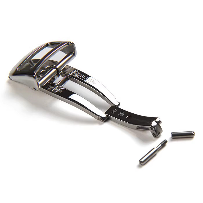 Jaeger LeCoultre Genuine 16 18mm Deployment Butterfly Watch Straps Clasp Buckle
