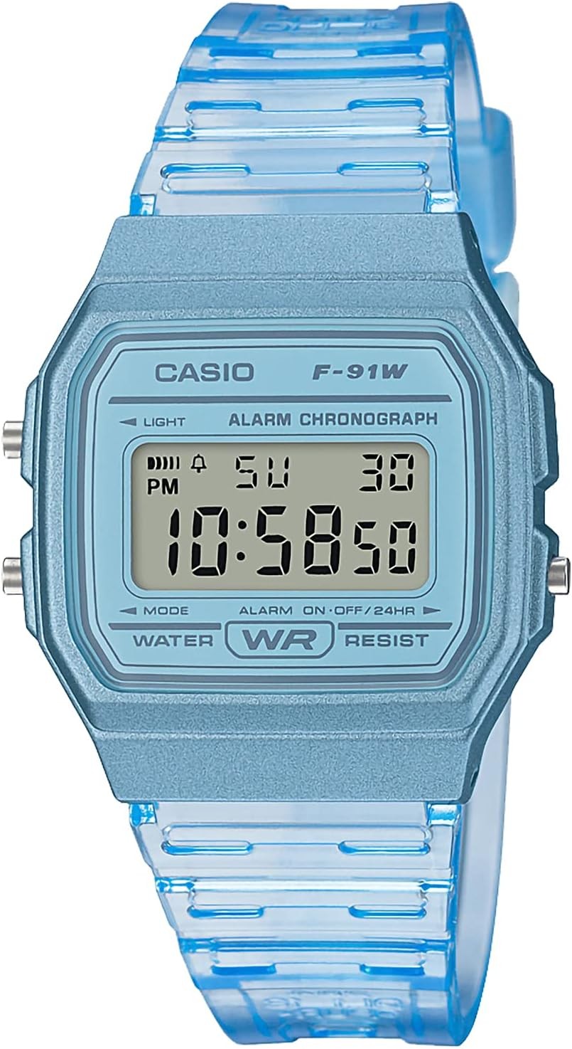 New Casio F-91WS-7JH Unisex Watch White Japan