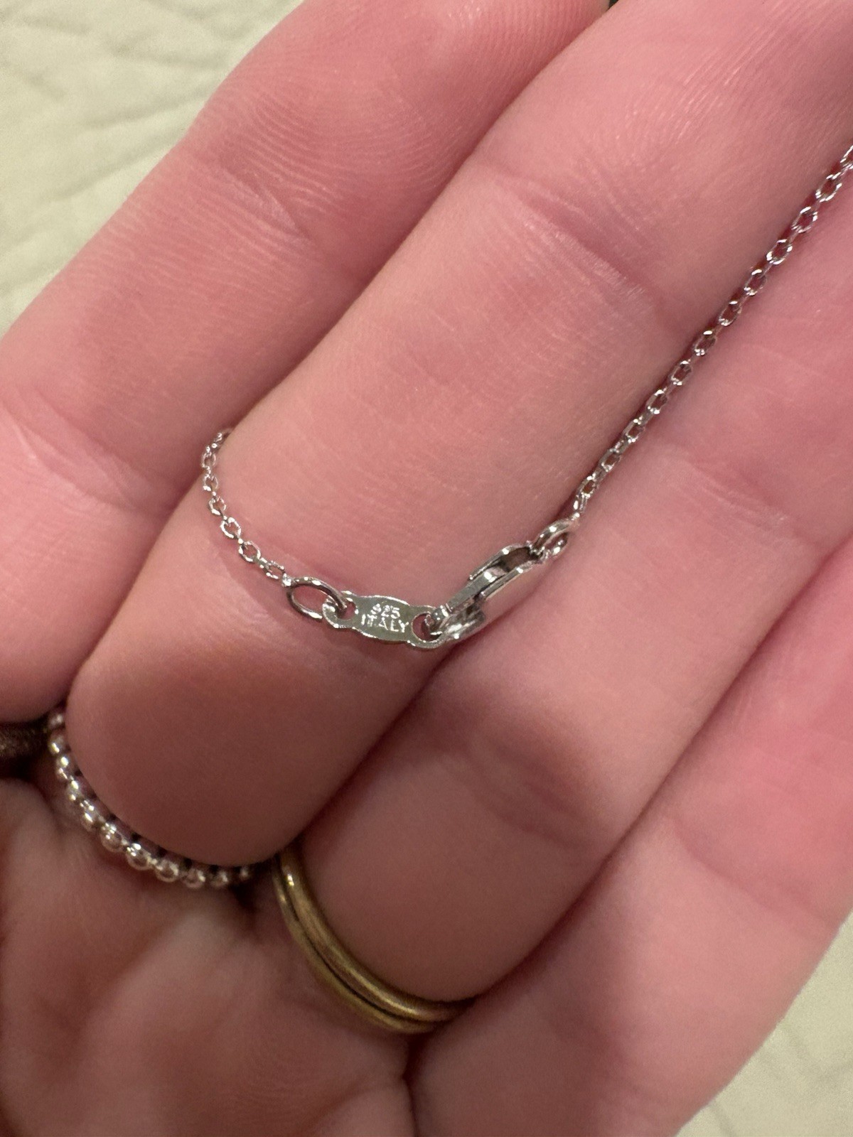 Kay Jewelers Silver Sapphire Necklace Brand new with box 925 Sterling Silver