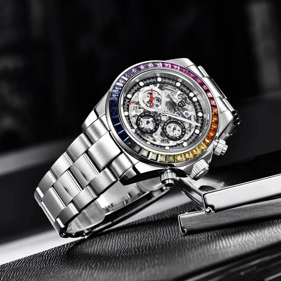 Pagani Design PD-1653 Rubber Black Men Automatic Watch