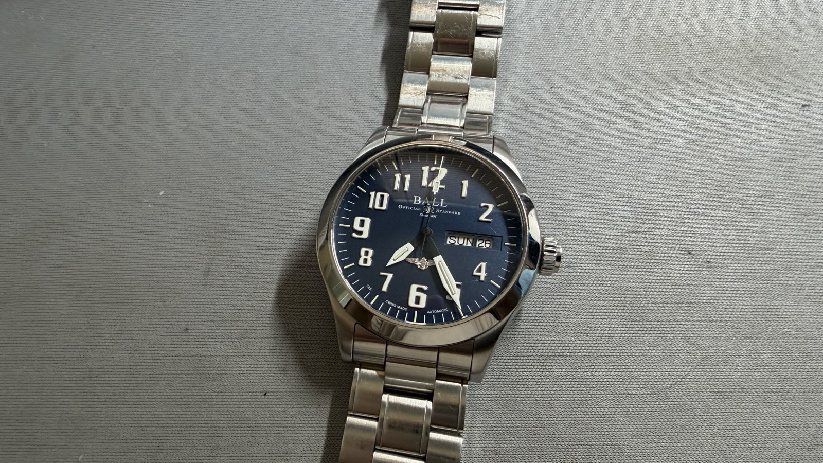 BALL Engineer 3 Silver Star NM2182C-S2J-BE Stainless Steel Automatic 40mm Good