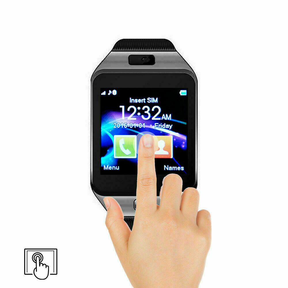 New Blue-tooth Smart Watch & Phone with Camera Touch Screen Sleep Monitor
