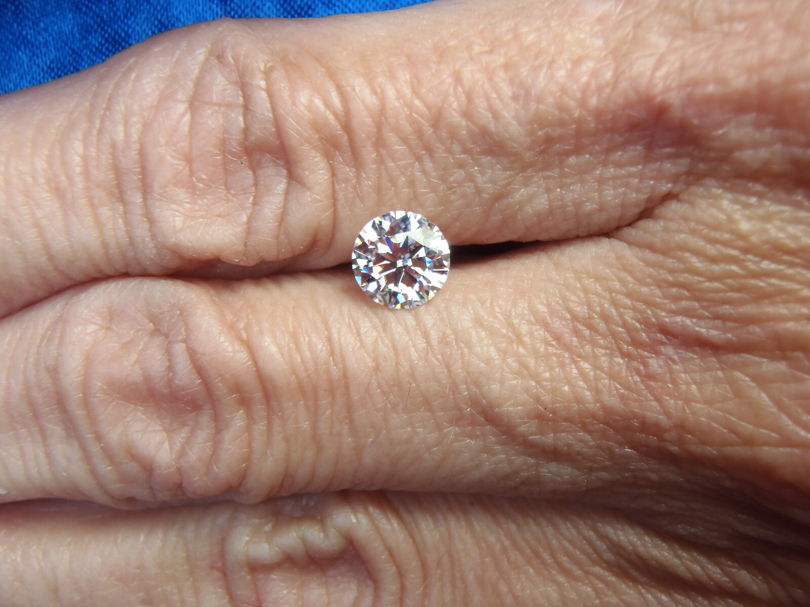 1.20 Ct VVS1 White Moissanite Diamond Clarity D Color Round Brilliant Certified