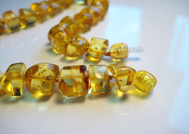Genuine Honey Amber Beautiful Baltic Amber Necklace 35 grams !!!