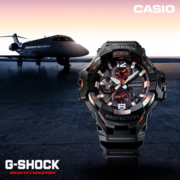 CASIO G-SHOCK GRAVITYMASTER GR-B300-1A4JF MASTER OF G Aviation Men’s Watch