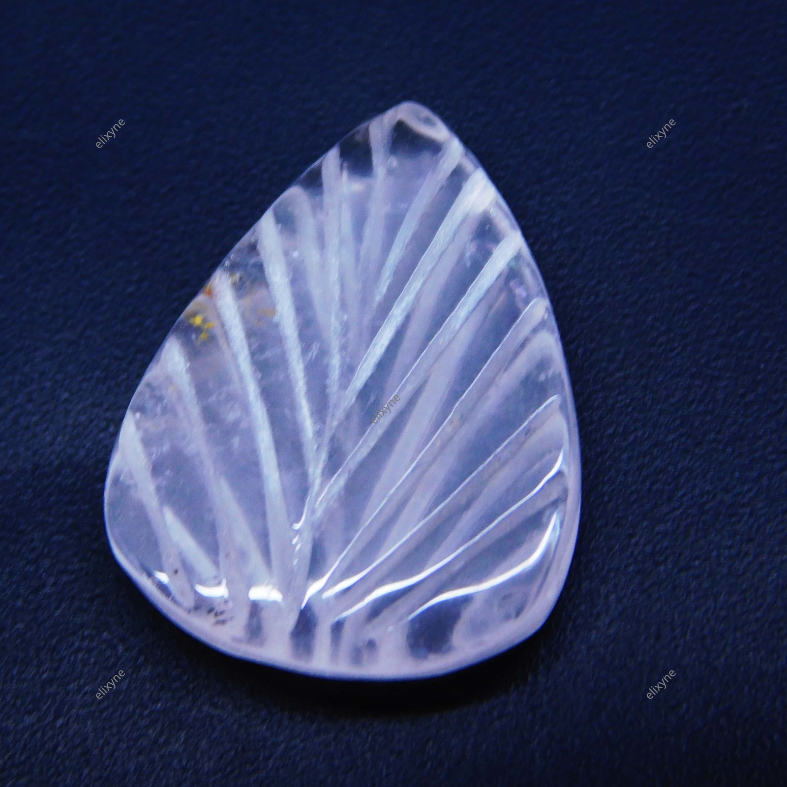 14.85 Ct Natural Ametrine Pear Carving Shape Certified Untreated Gemstone