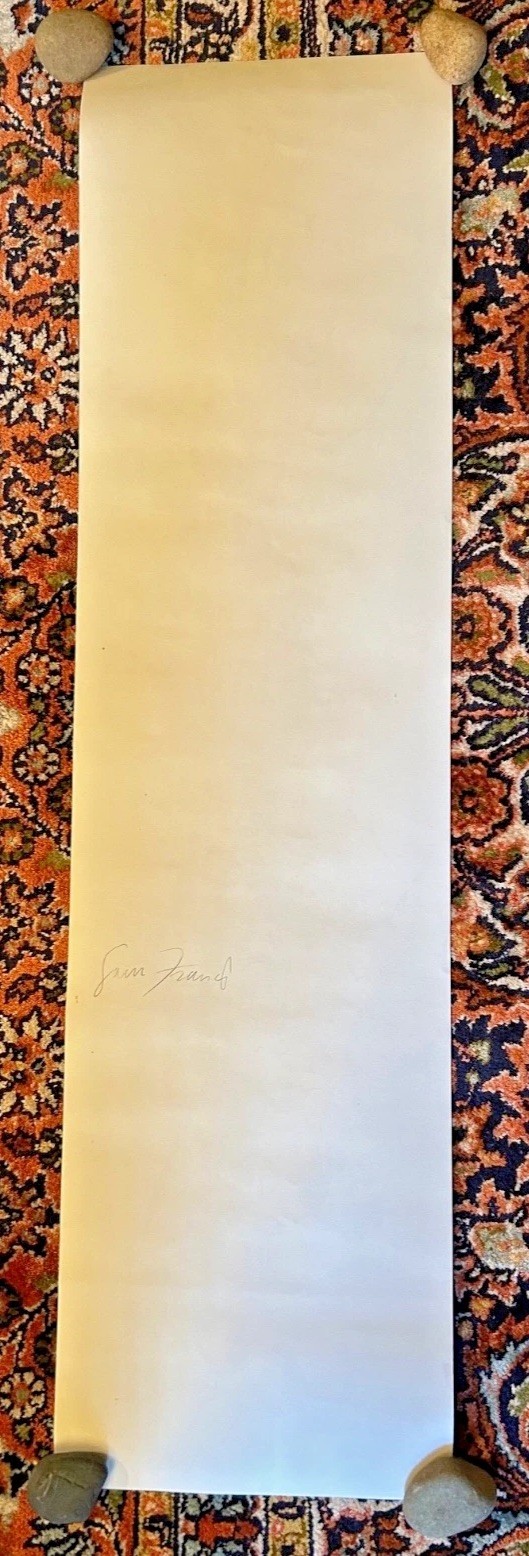 Swatch Art Special – Sam Francis Limited Edition Lithograph – 30 x 8 in – 1992