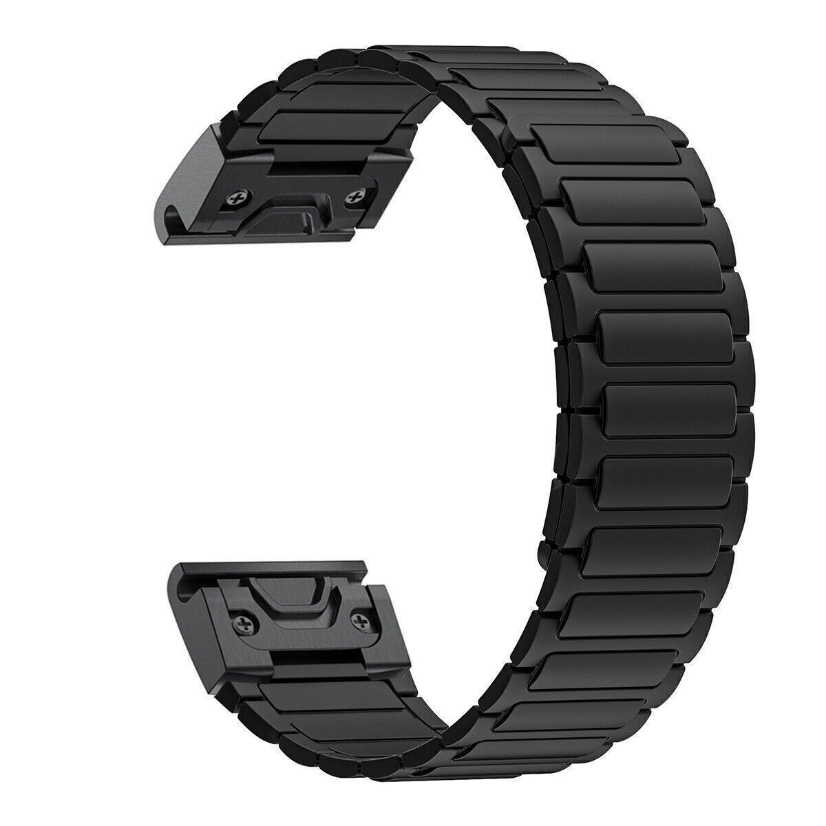 26mm Magnetic Silicone Loop Strap for Garmin Band Fenix 8 51mm 7X Pro 6X 5X Plus