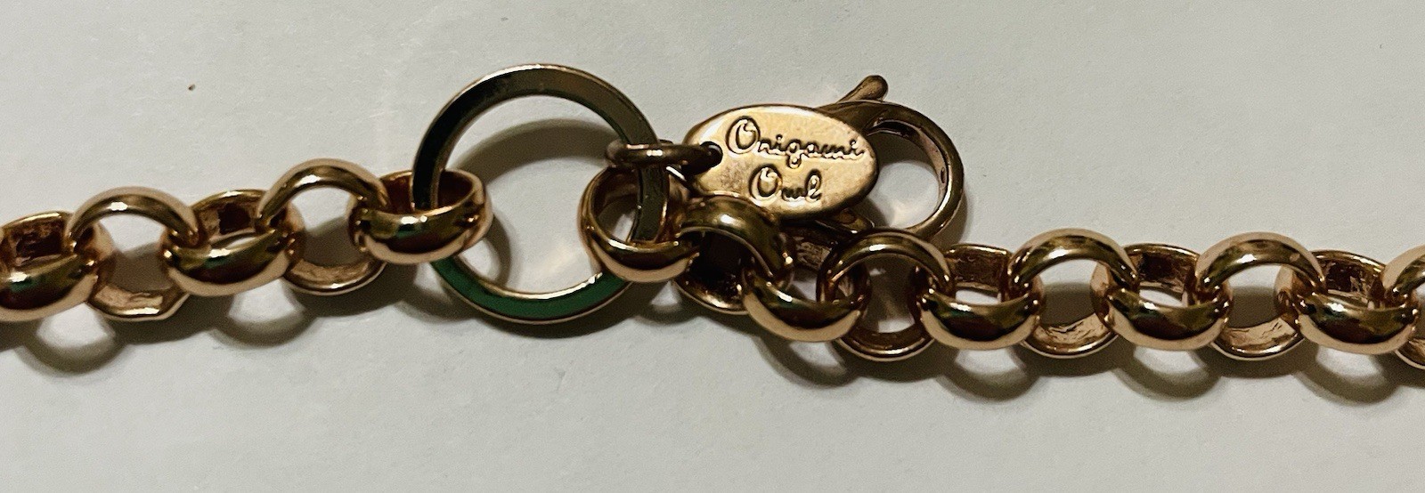 Origami Owl Rose Gold Rolo Link Chain Retired 18-20 Inch Hard To Find