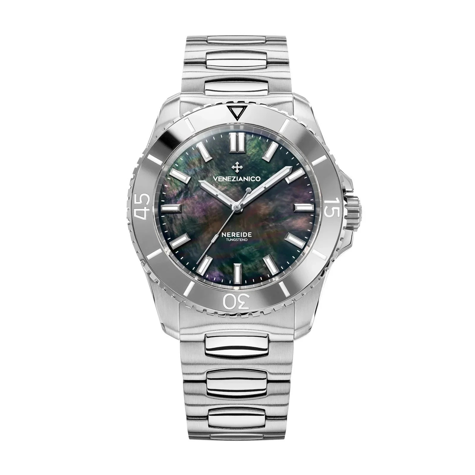 VENEZIANICO NEREIDE TUNGSTENO 42 3921540C Automatic Black MOP Dial Diver Watch