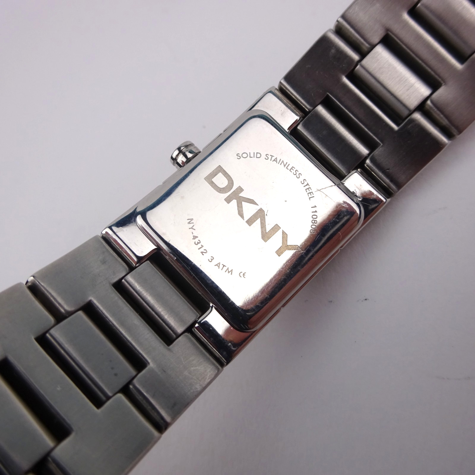 DKNY Watch NY4312 White Dial Stainless Steel Bracelet Women’s