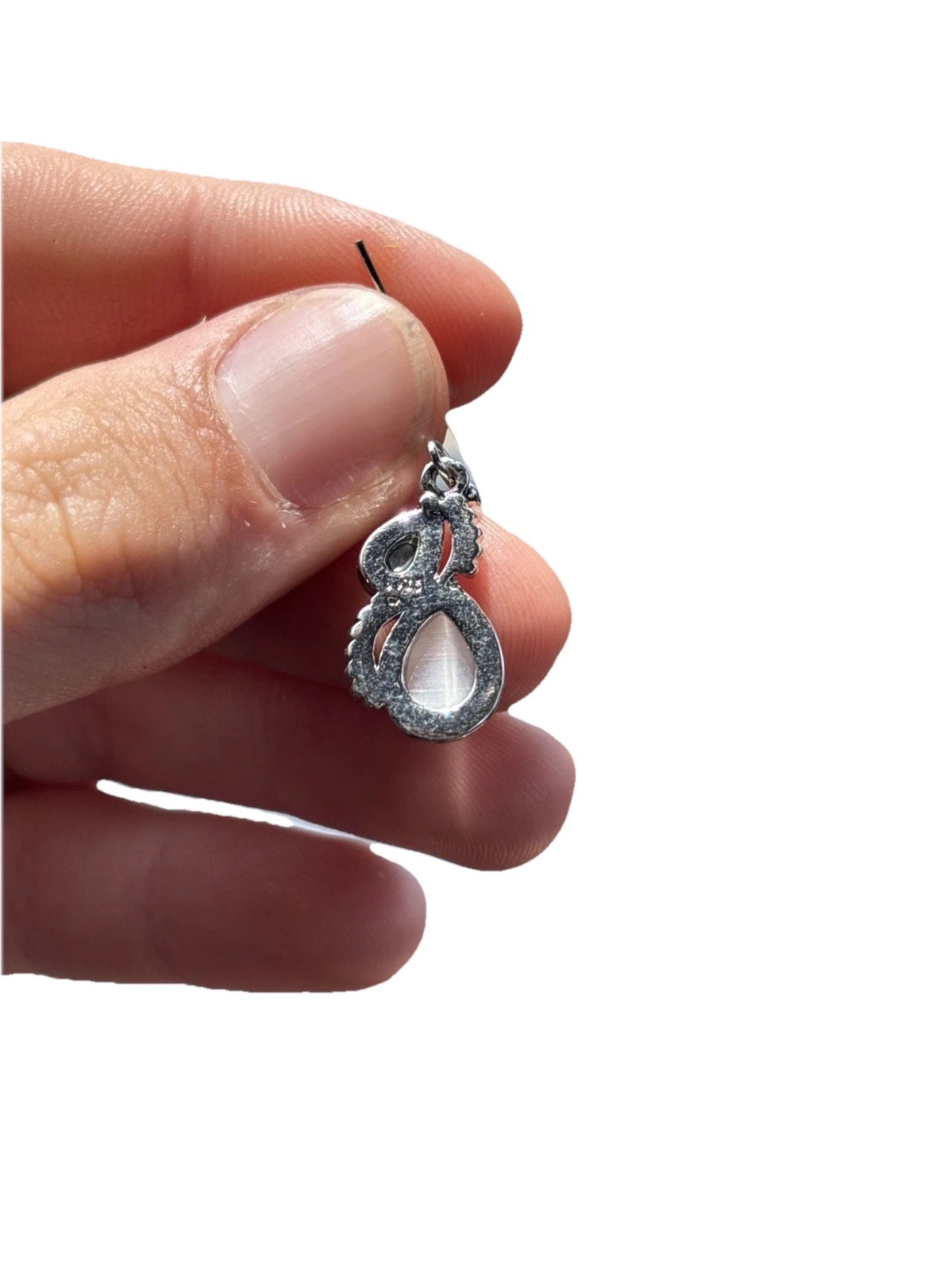 Faceted Amethyst Double Gem 925 Sterling Silver Dangle Earrings