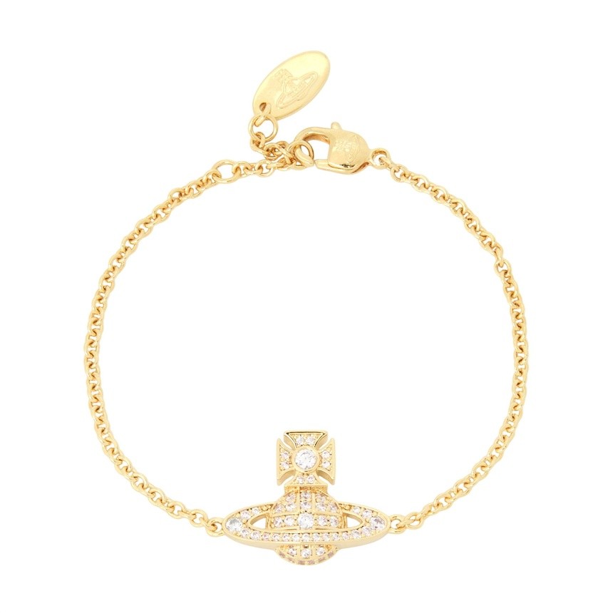 VIVIENNE WESTWOOD Carmela Woman Chain Bracelet 6102021S 02R102 NEW ITEM