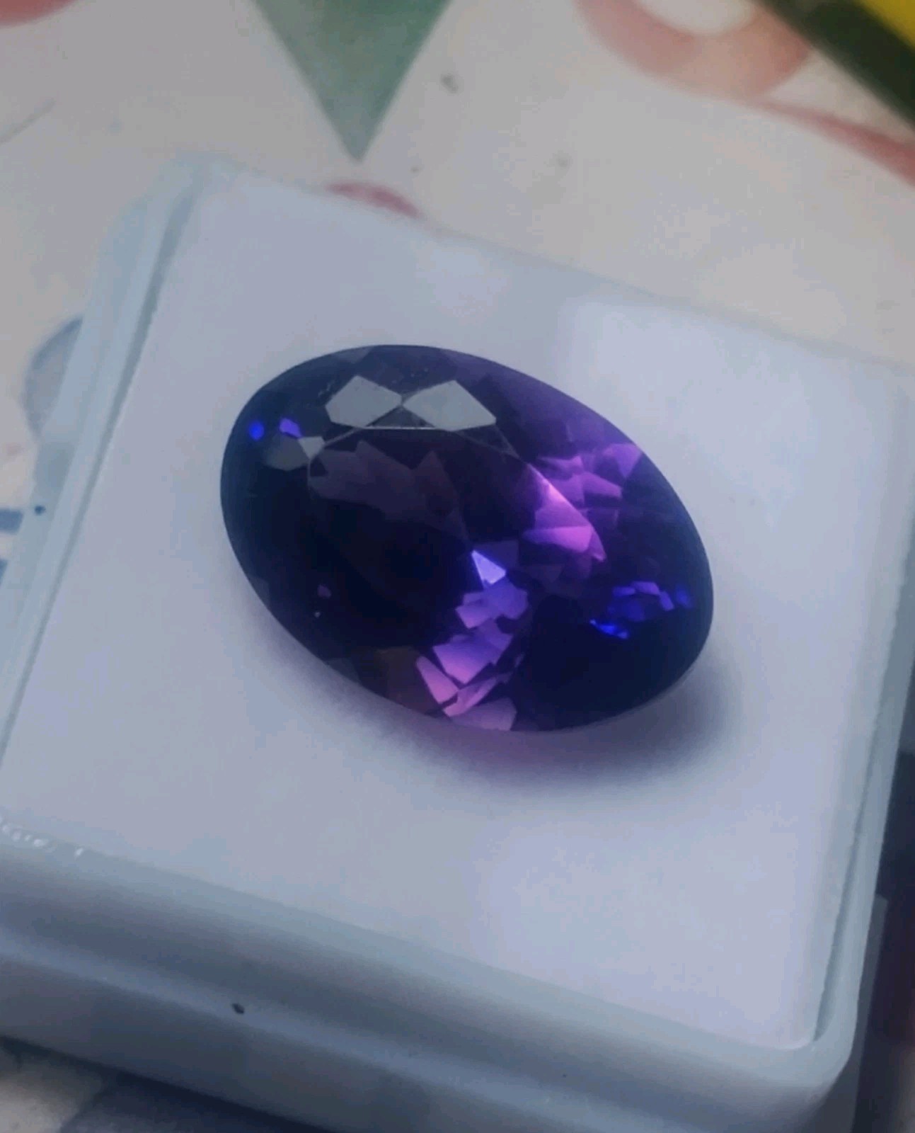 11.15CT Flawless Natural Purple Pink Sapphire Excellent Oval Cut 15.1×10.1×7.1mm