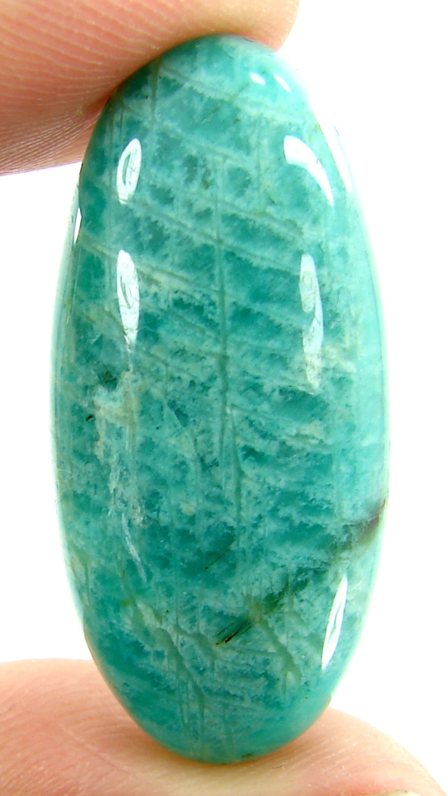 27.25 Ct Natural African Amazonite Loose Gemstone Cabochon Wire Wrap Stone-2458