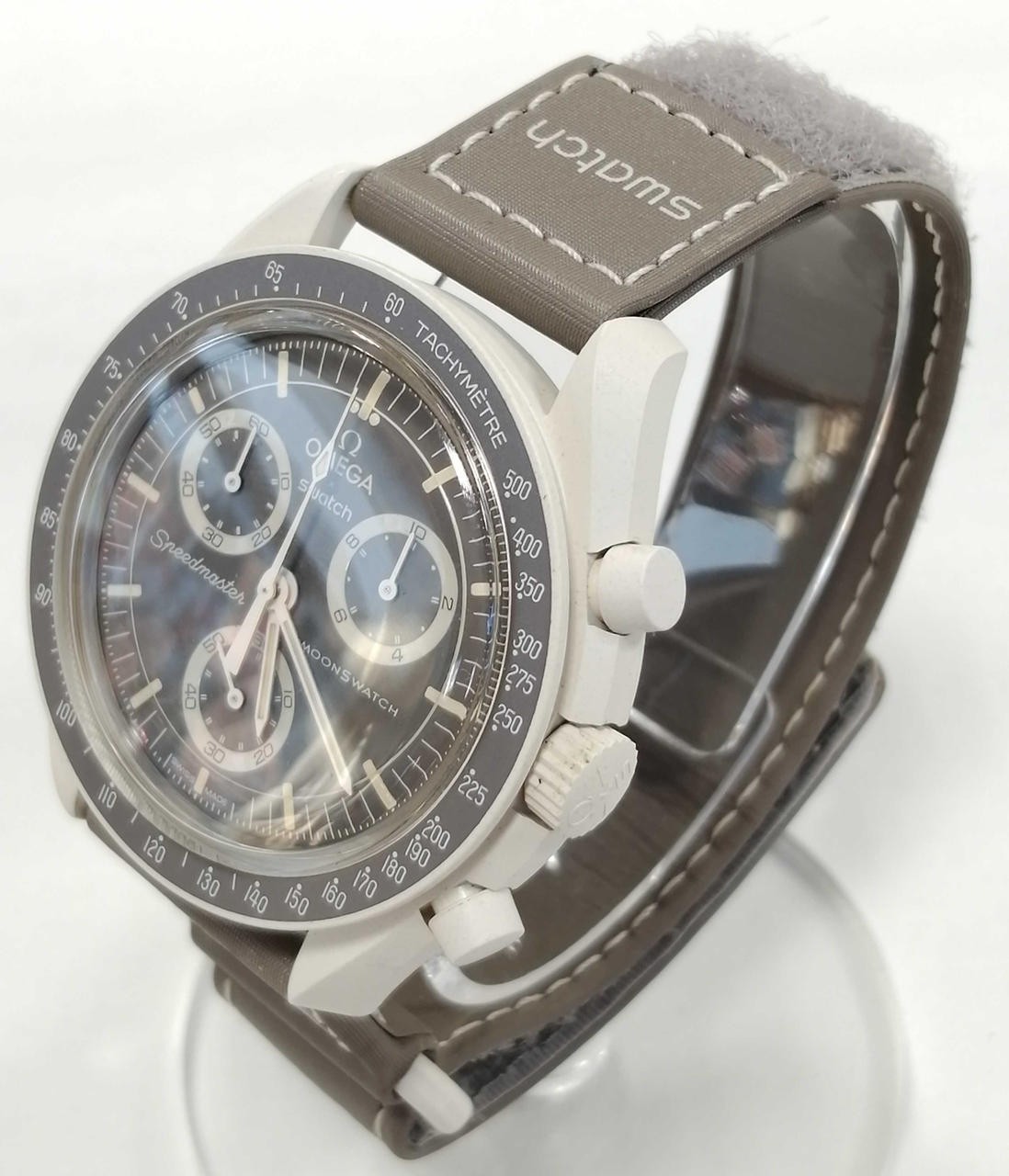 Omega x Swatch MoonSwatch Mission to Earth Desert Bioceramic Quartz Watch Japan