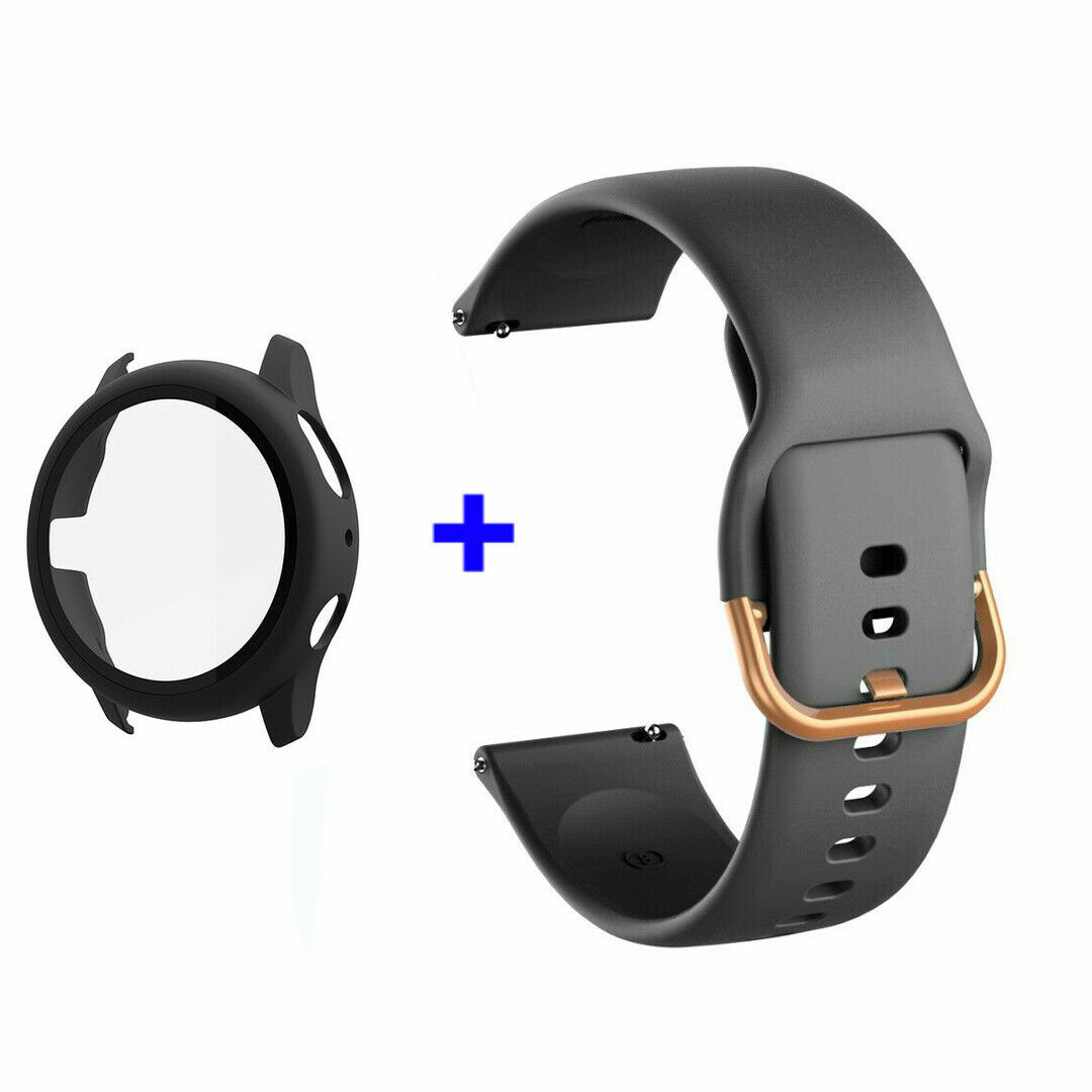 For Samsung Galaxy Watch Active 2 40/44mm Silicone Watch Band Cover Sport Strap