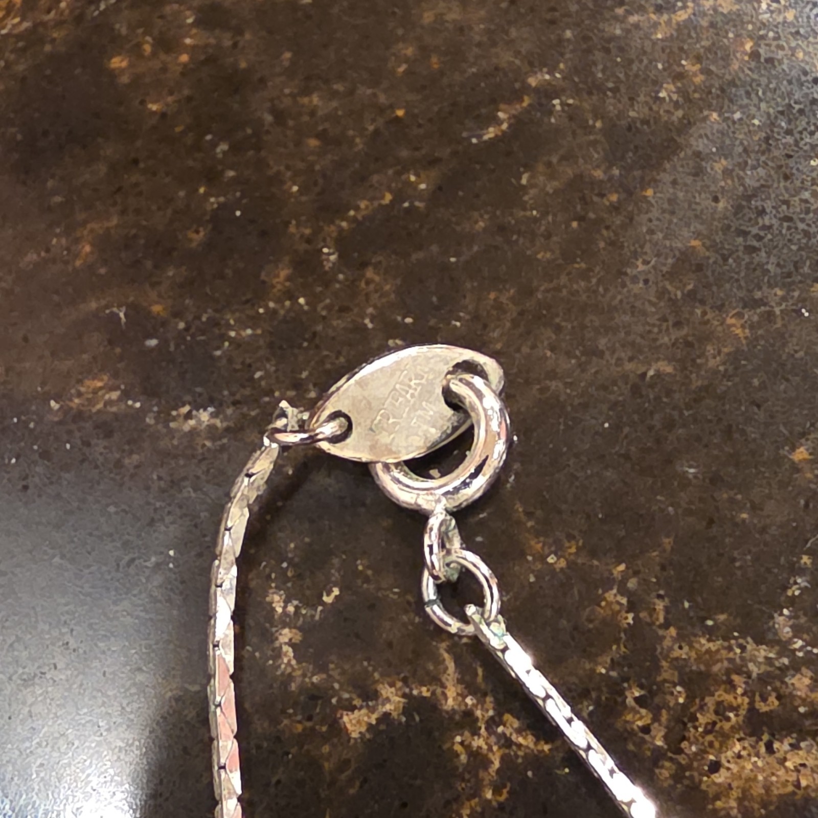 Trifari T M Signed Silver Tone Coiled Wire Bead Long Necklace