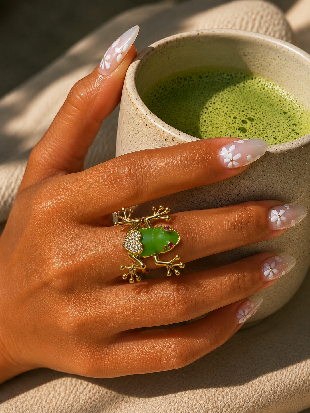 Vintage Betsey Johnson Frog Prince Ring – Size 7
