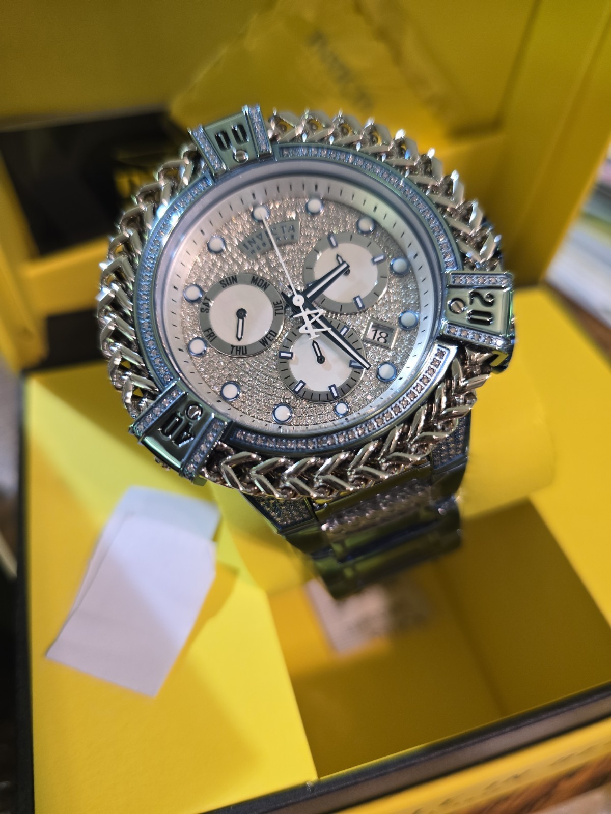 New Invicta Reserve Bolt Hercules 34282 Lim Ed Ice Blue Ronda Z60 539 Gen Diamon