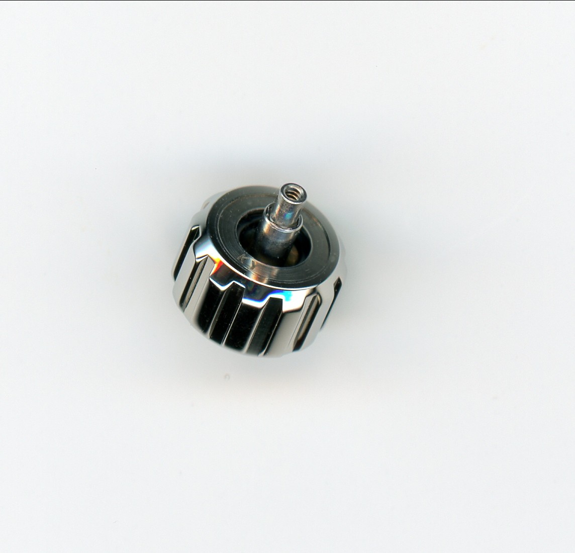 Tag Heuer 7.0 mm Factory Crown Shiny S/S screw down for Calibre 5 Aquaracer