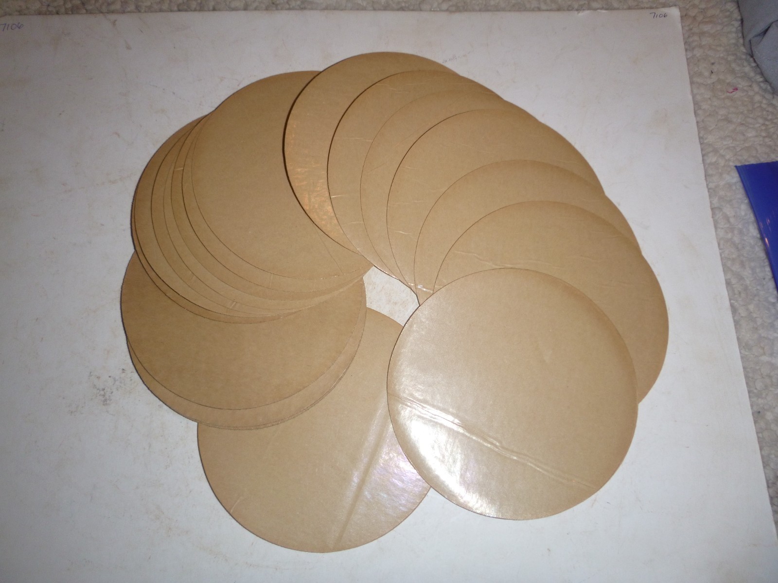 Crystalite?? C Pads Lot of 20 6 inch Gemstone Polishing Pads??? Lapidary