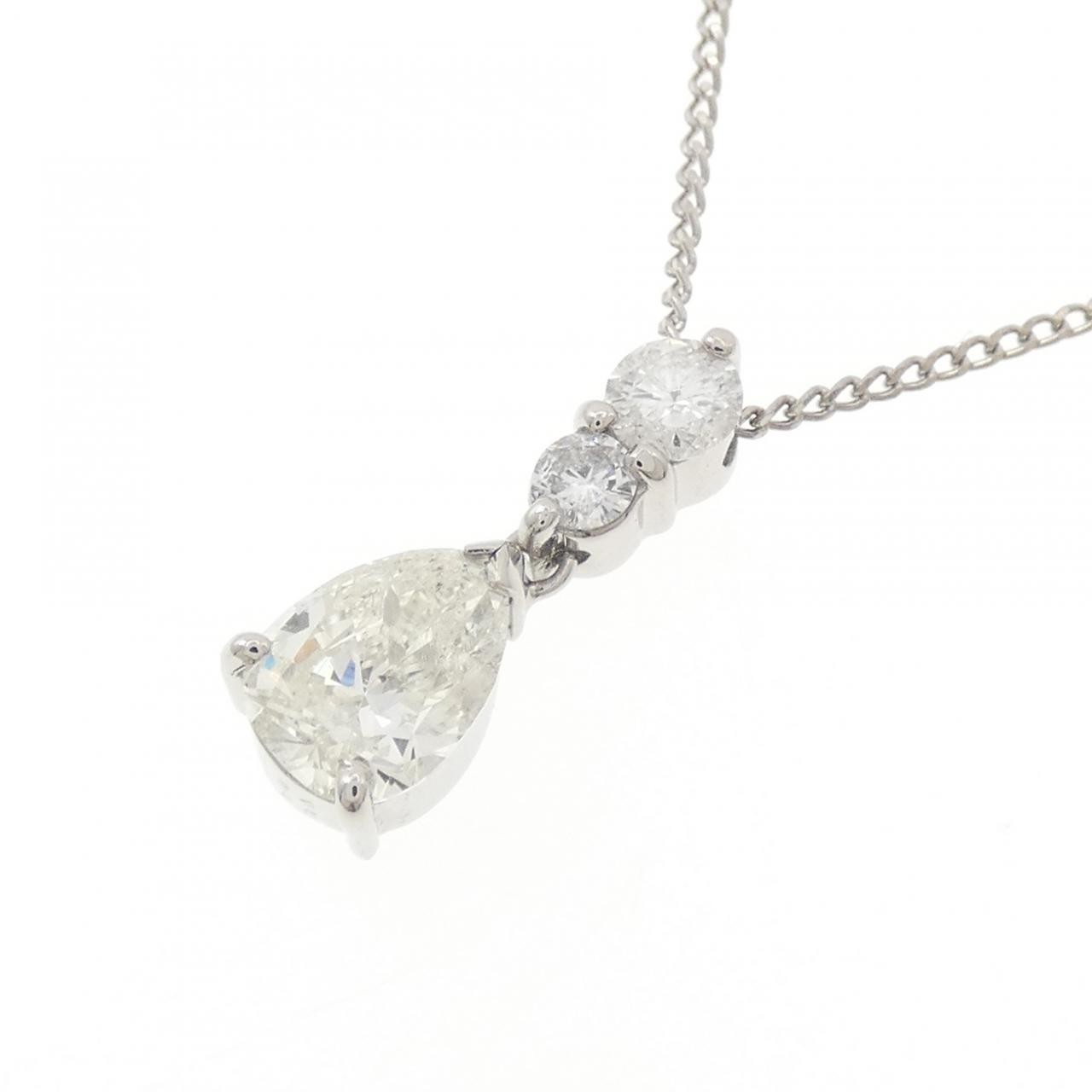 Authentic PT1000 Diamond Necklace 1.064CT #230-000-654-7027