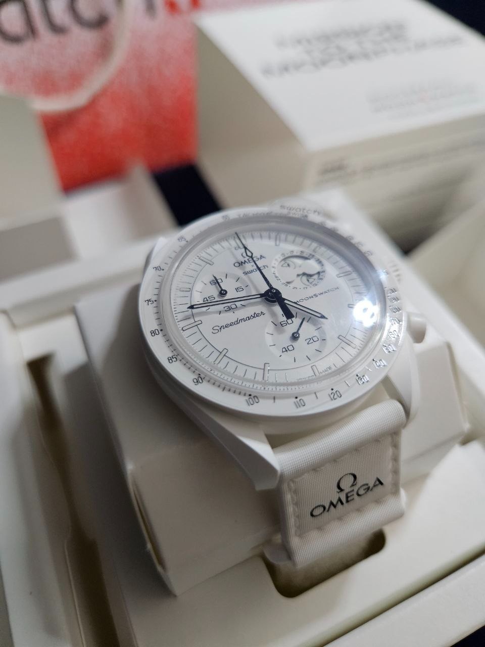 Swatch x Omega x Snoopy Bioceramic MoonSwatch Mission To The Moonphase Full Moon